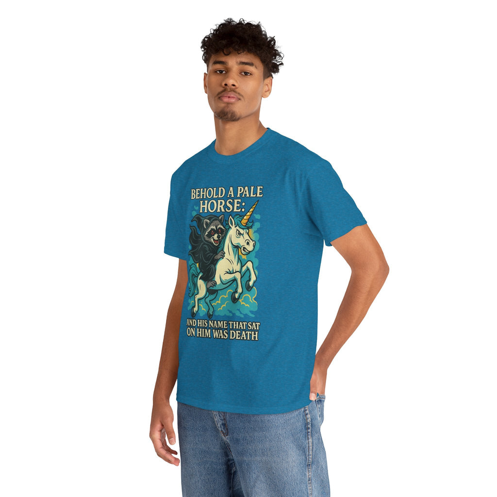 Behold a Pale Horse – Raccoon of Death Shirt | Gildan 5000 Unisex Tee