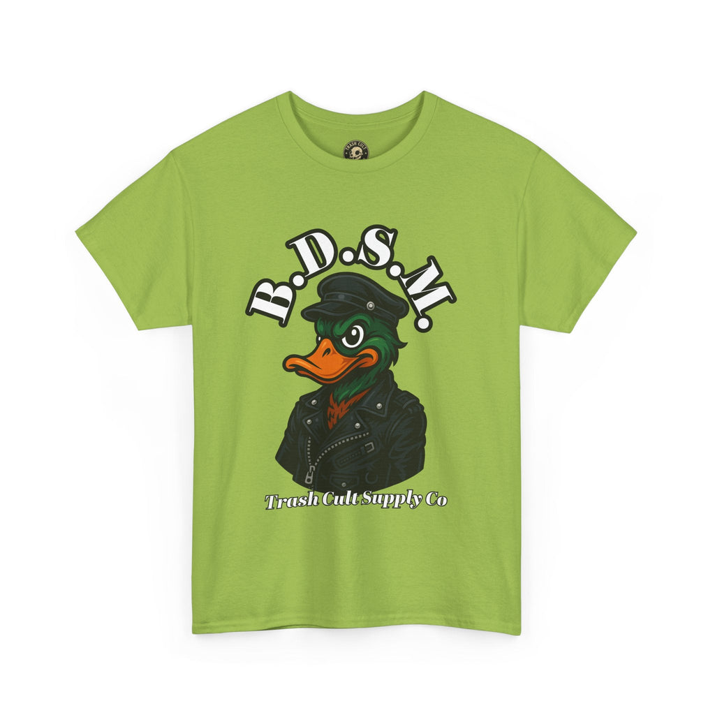 BDSM Mallard Duck Biker Shirt – Funny Biker Duck Tee on Gildan 5000