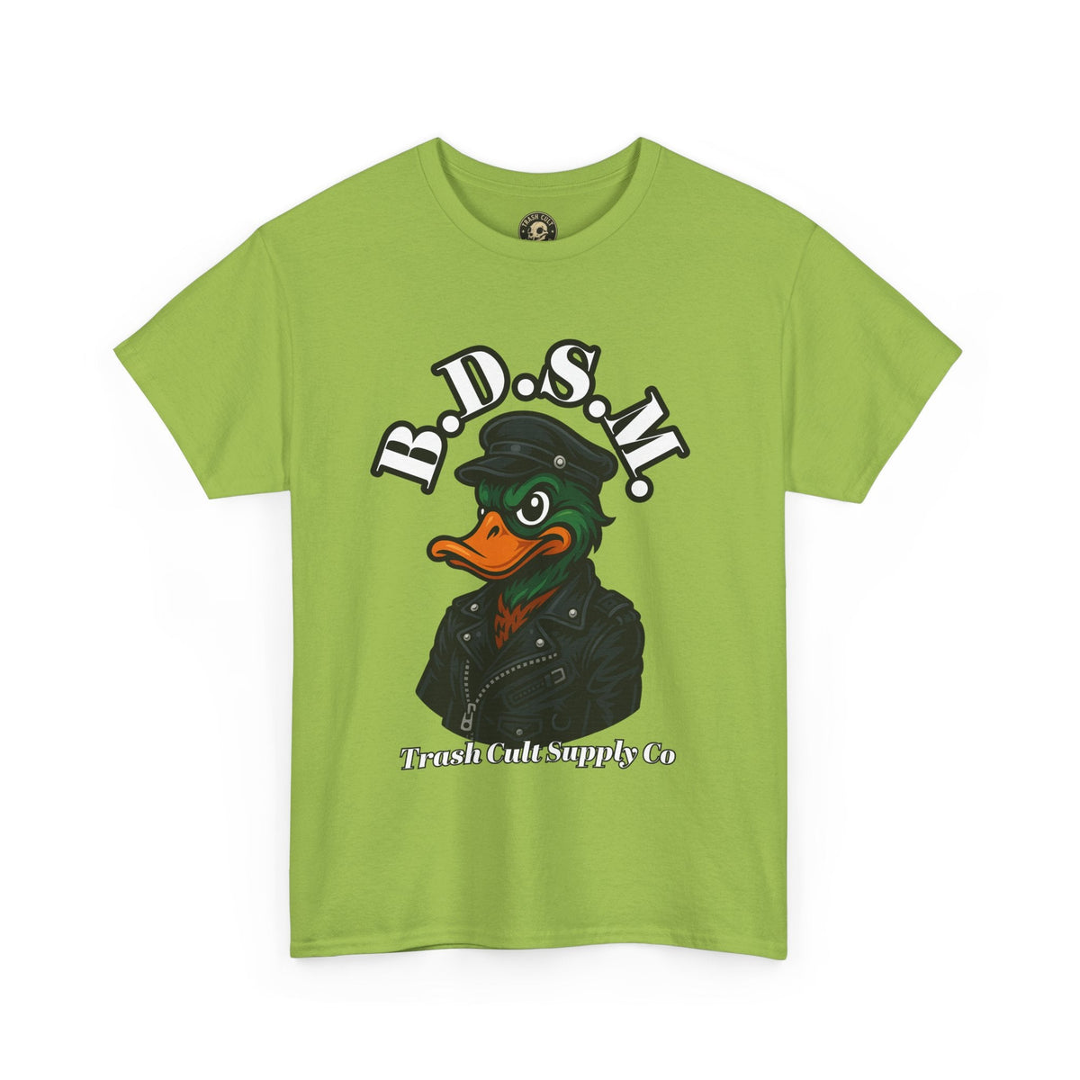 BDSM Mallard Duck Biker Shirt – Funny Biker Duck Tee on Gildan 5000