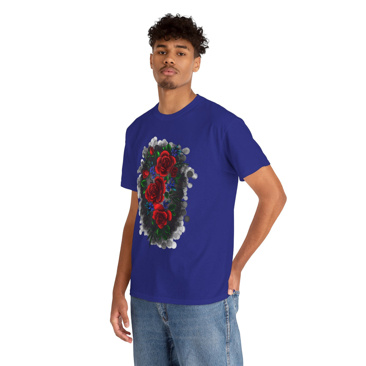Floral Smoke Tattoo T-Shirt – Lara Davenport x Trash Cult Supply Co. Collab (Gildan 5000)