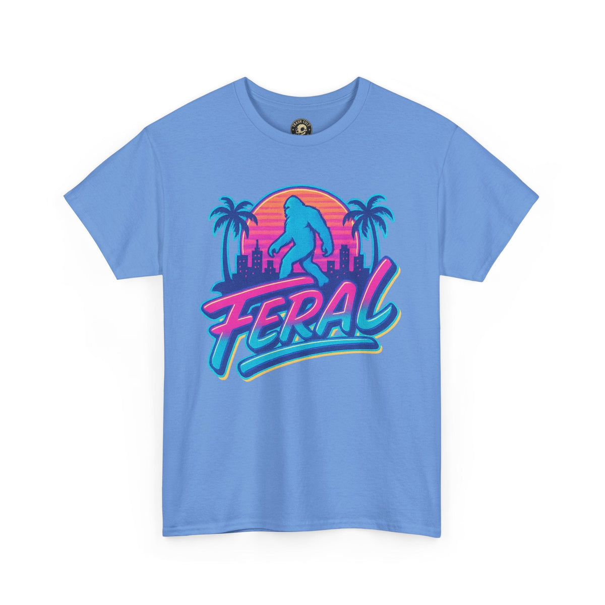 Retro Feral Bigfoot Tee – Tropical Chaos Meets Cryptid Cool
