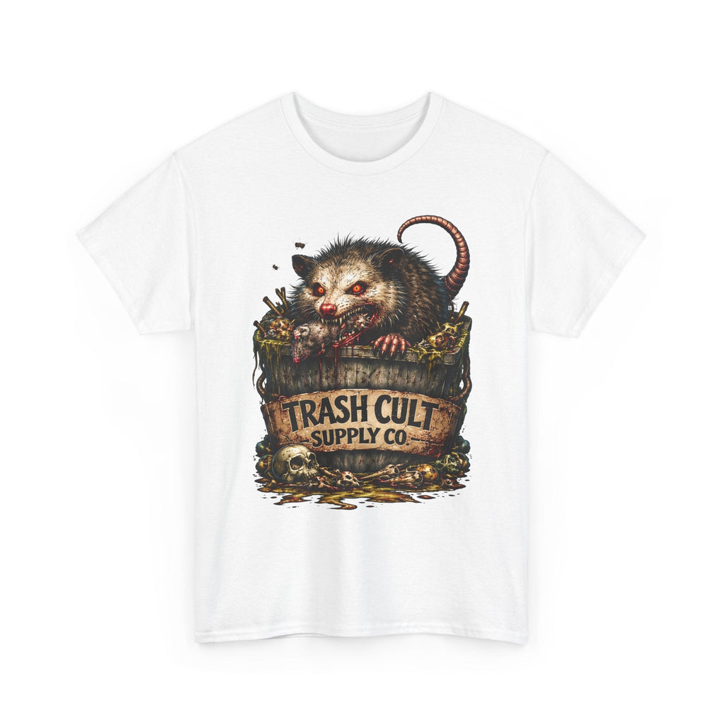 Opossum Trash Cult Tee — Vintage Grunge Wildlife Graphic T-Shirt