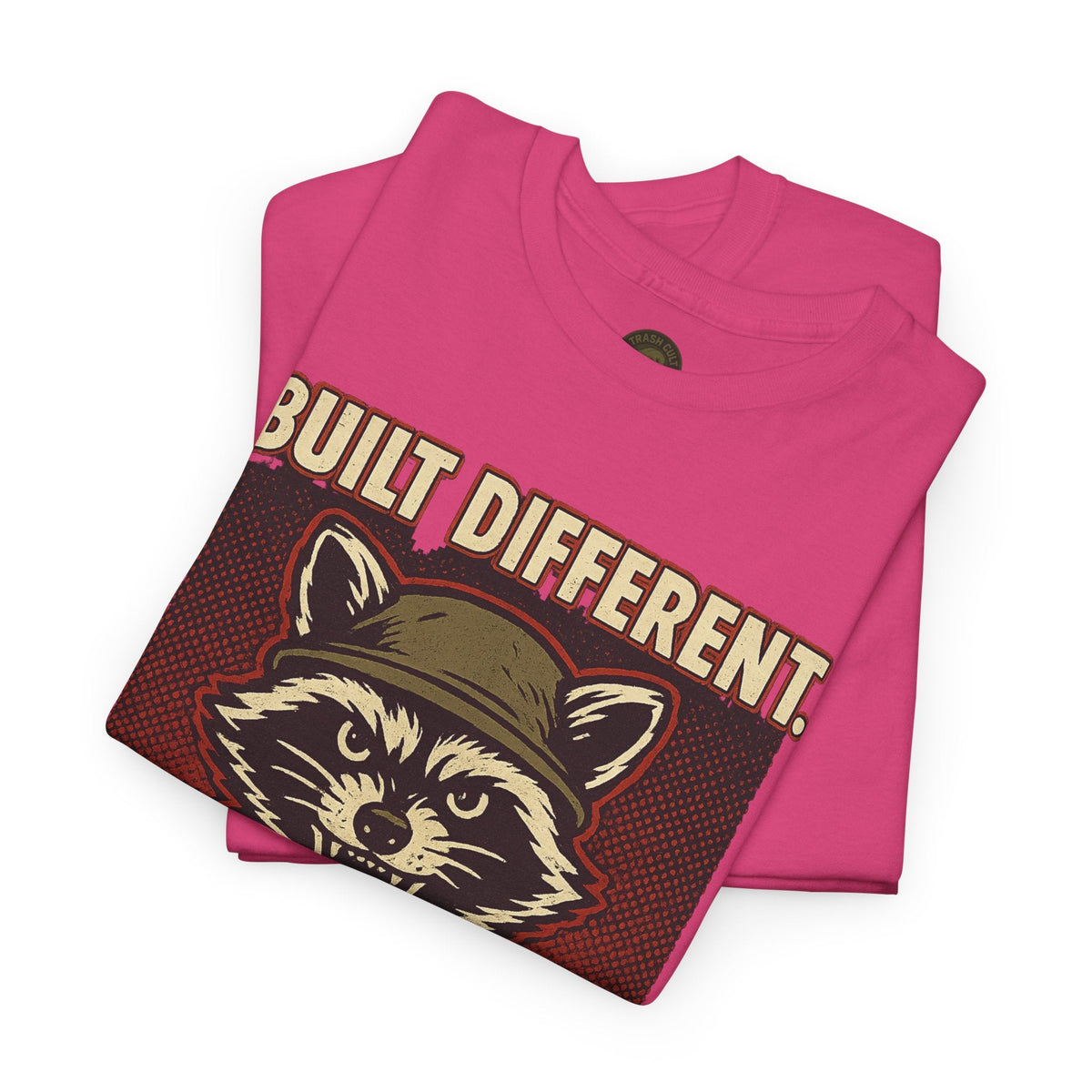 Built Different Diagnosed For It Military Raccoon Shirt – Gildan 5000