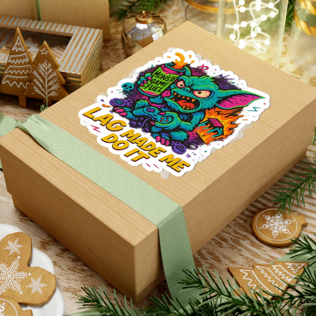 Lag Made Me Do It – Limited Edition Kiss Cut Sticker | Illuminasty Drop