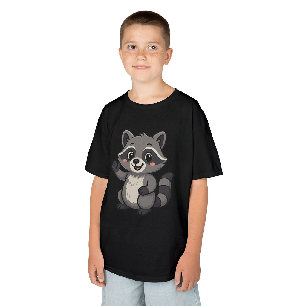 Cute Raccoon Kids T-Shirt, Fun Animal Graphic Tee for Boys and Girls, Birthday Gift, Playful Party Wear, Everyday Casual Shirt, Nature [...]