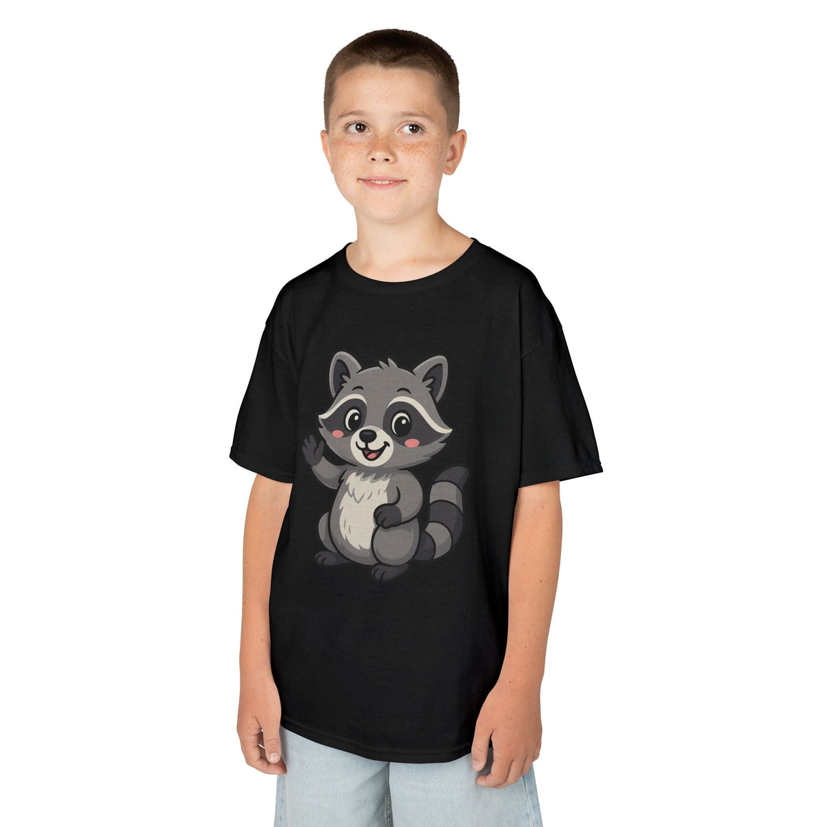 Cute Raccoon Kids T-Shirt, Fun Animal Graphic Tee for Boys and Girls, Birthday Gift, Playful Party Wear, Everyday Casual Shirt, Nature [...]