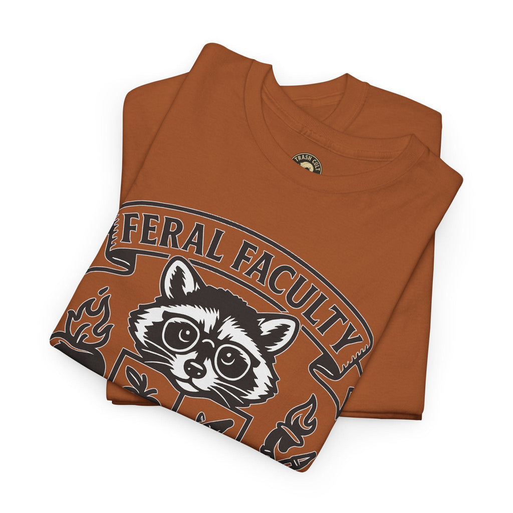 Feral Faculty Tee, Fun Teacher Shirt, Animal Lover Gift, Cool Graphic Tee, Casual Everyday Wear, Unisex Cotton T-Shirt
