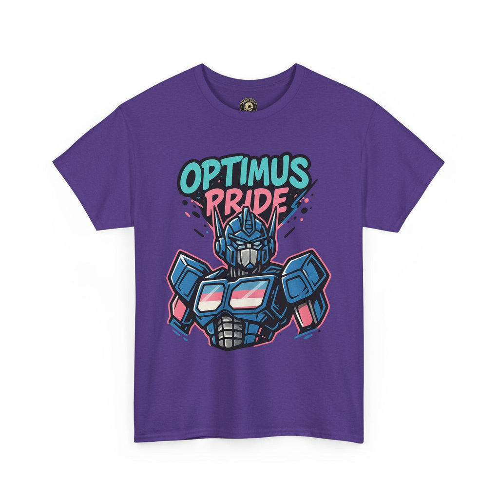 Optimus Pride T-Shirt – Trans Pride Robot Graphic Tee | Gildan 5000 Unisex Shirt