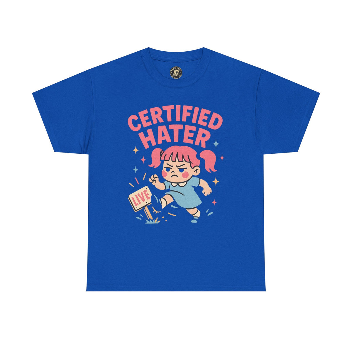 Certified Hater Unisex Heavy Cotton Tee, Funny Graphic T-Shirt, Casual Wear, Gift for Friends, Birthday Gift, Unique Humor Tee