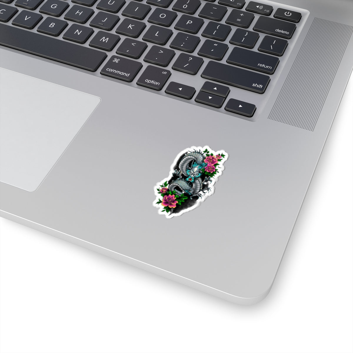 Mythic Dragon & Peony Sticker – Lara Davenport x Trash Cult