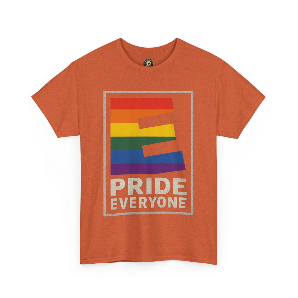 Pride “E for Everyone” T-Shirt – LGBTQ+ Inclusivity Graphic | Gildan 5000
