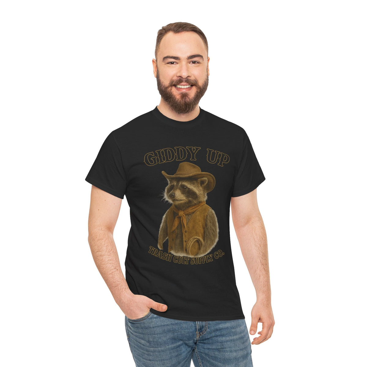 Giddy Up Graphic Tee, Funny Tee, Unisex Cowboy Shirt, Casual Wear, Gift for Him/Her