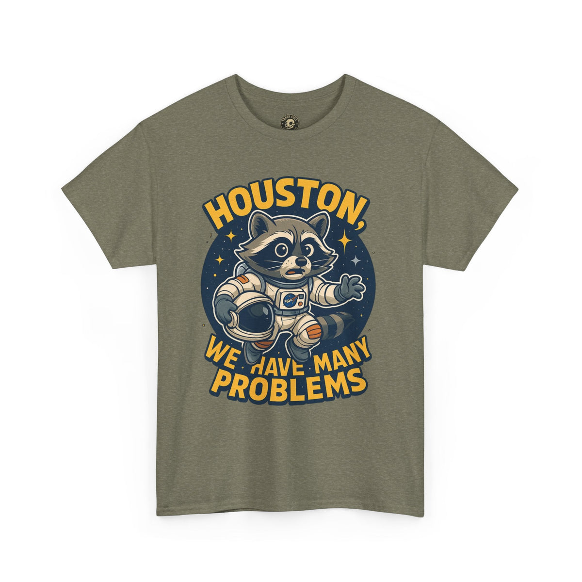 Houston We Have Many Problems T-Shirt, Unisex Graphic Tee, Space-Themed Apparel, Funny Gift for Astronaut Lovers, Casual Wear, Nerdy T-Shirt