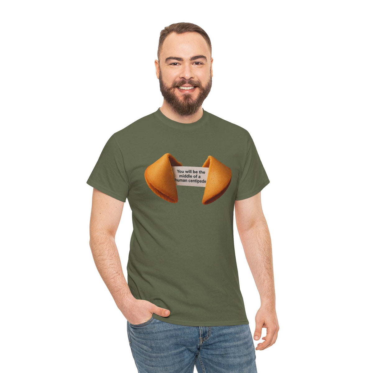 Fortune Cookie Unisex Heavy Cotton Tee - Positive Vibes Shirt