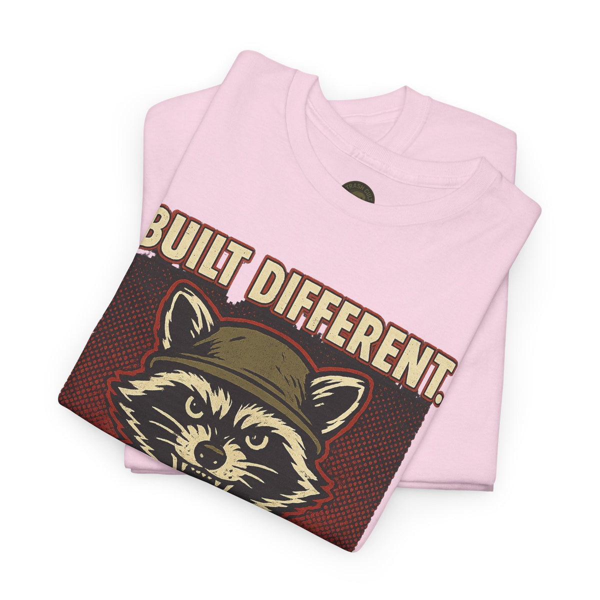 Built Different Diagnosed For It Military Raccoon Shirt – Gildan 5000