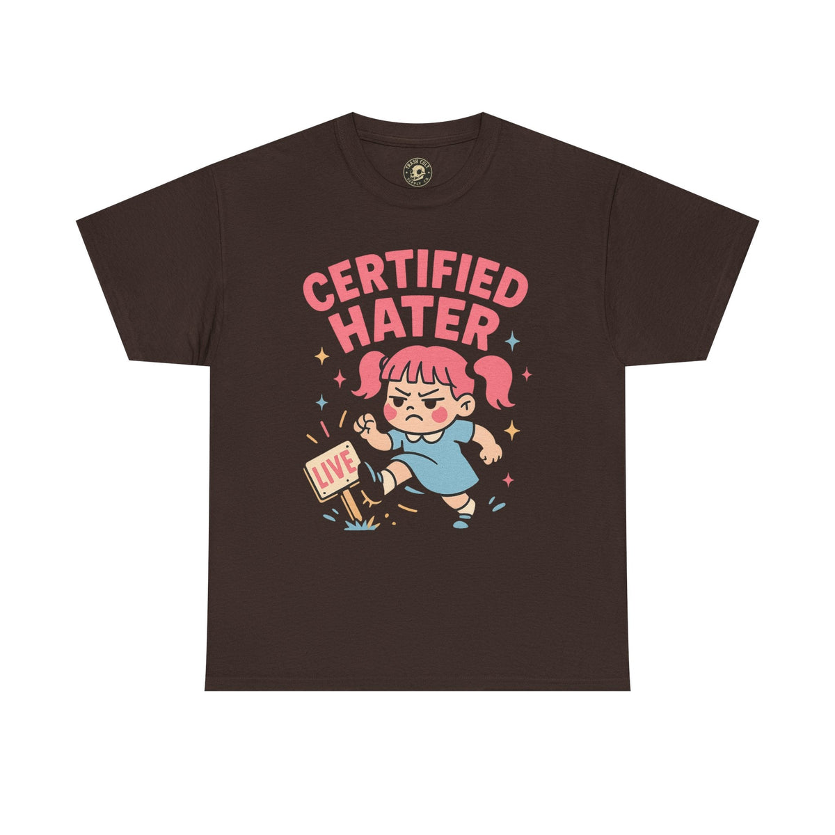 Certified Hater Unisex Heavy Cotton Tee, Funny Graphic T-Shirt, Casual Wear, Gift for Friends, Birthday Gift, Unique Humor Tee