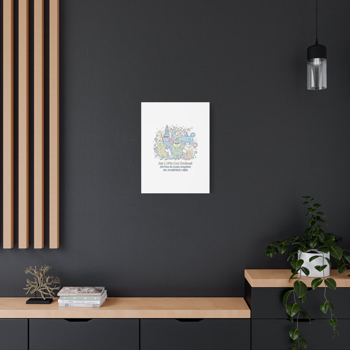 Cozy Craziness Canvas | mildly unhinged cute, whimsical weird