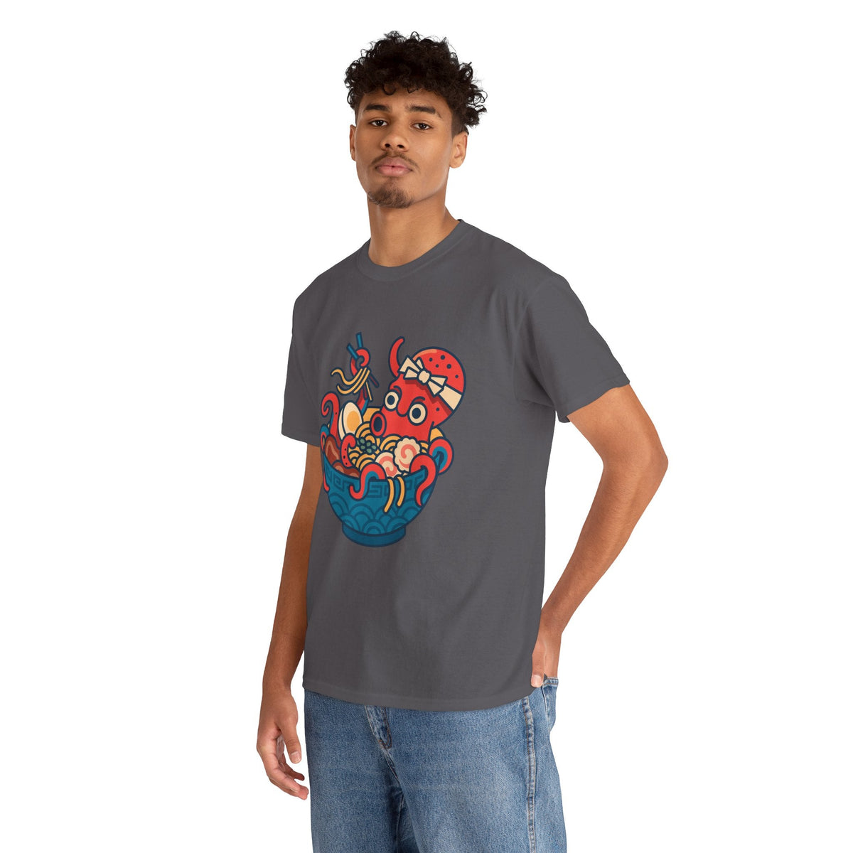 Octopus Ramen Bowl Shirt – Funny Japanese Noodle Graphic Tee