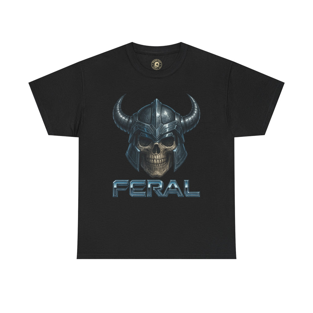 Feral Skull Graphic Tee, Unisex Cotton Shirt, Casual Wear, Gamer Apparel, Unique Gift for Fans