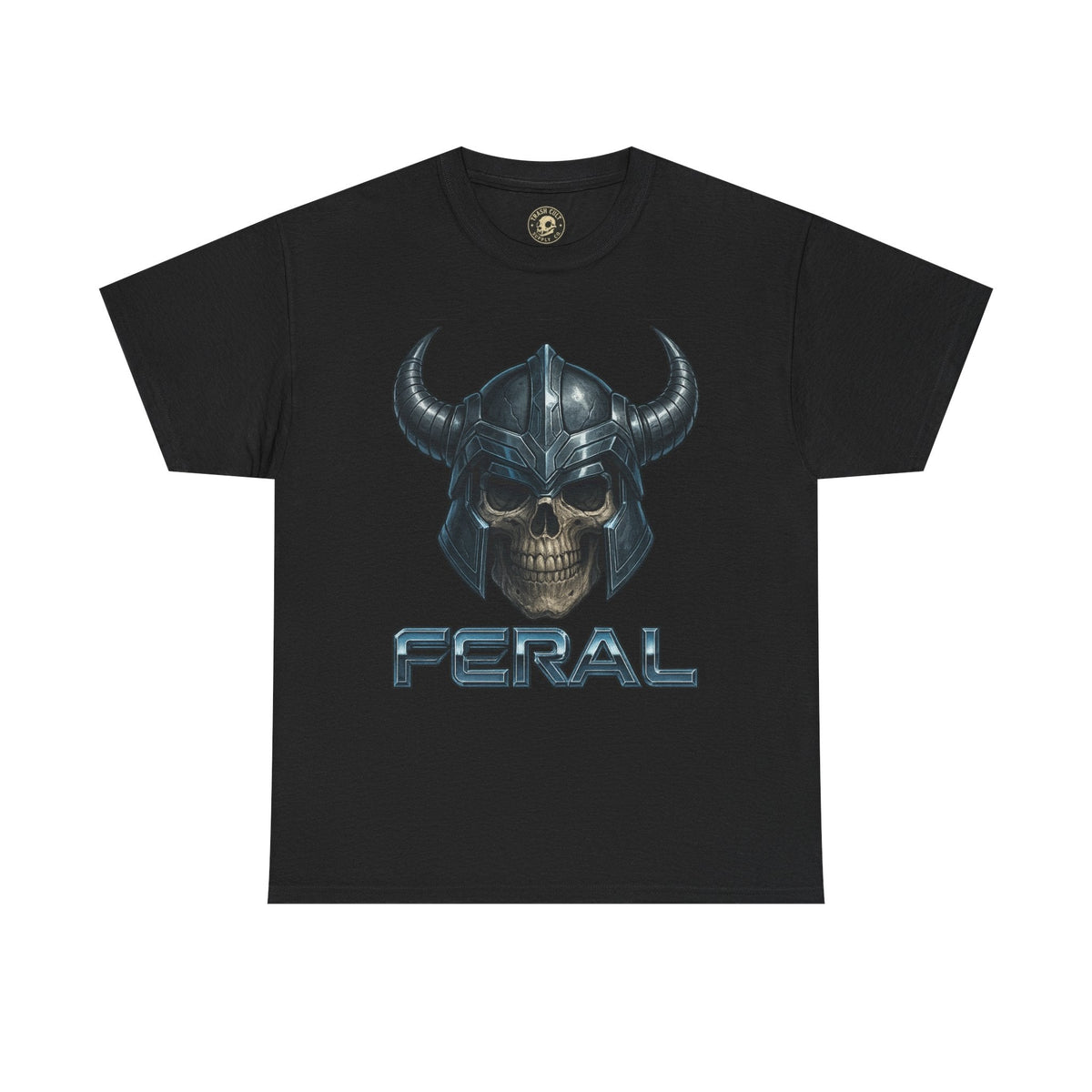 Feral Skull Graphic Tee, Unisex Cotton Shirt, Casual Wear, Gamer Apparel, Unique Gift for Fans
