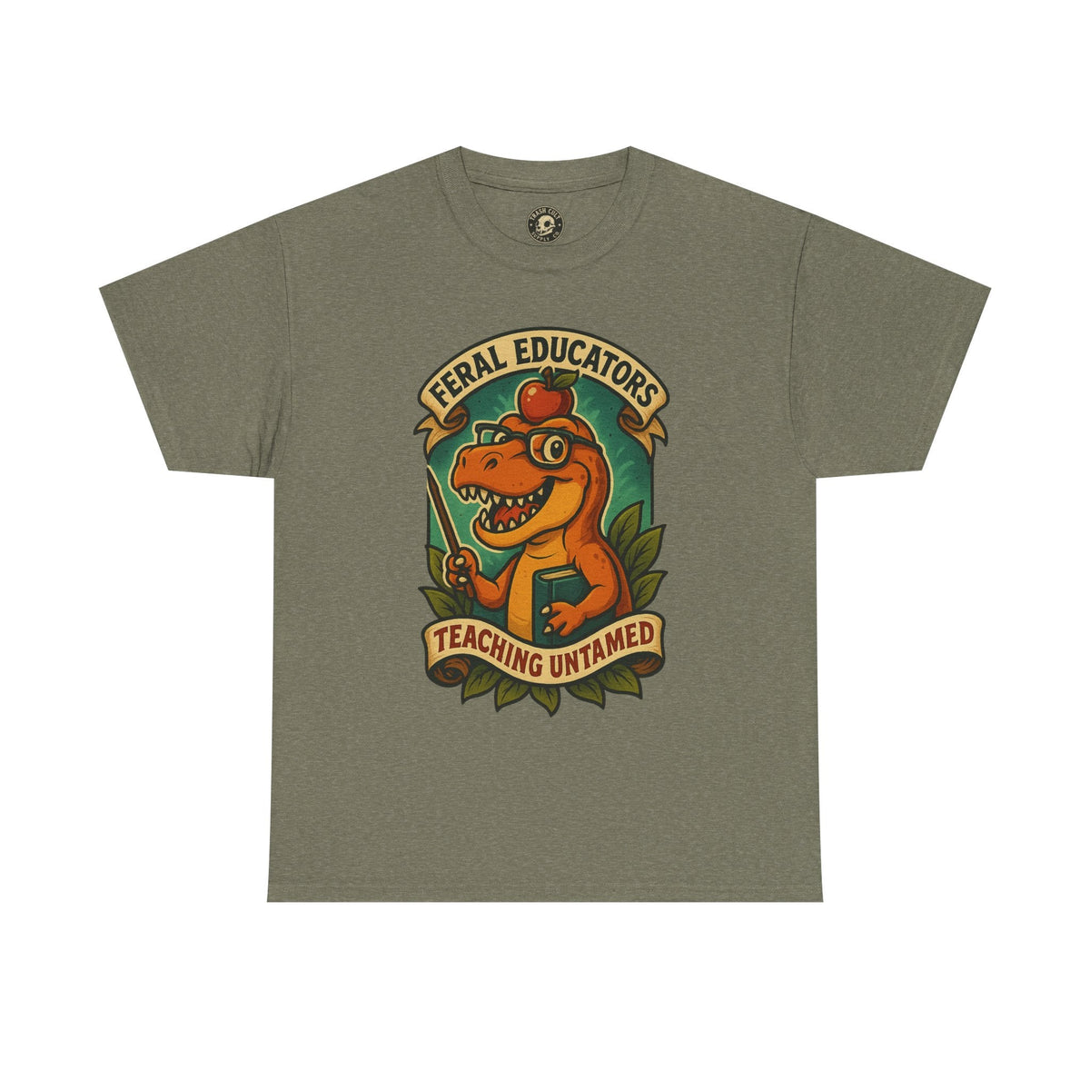 Feral Educators Tee, Fun Teacher Shirt, Unisex Cotton Tee, Gift for Educators, Classroom Apparel, Teacher Appreciation Day