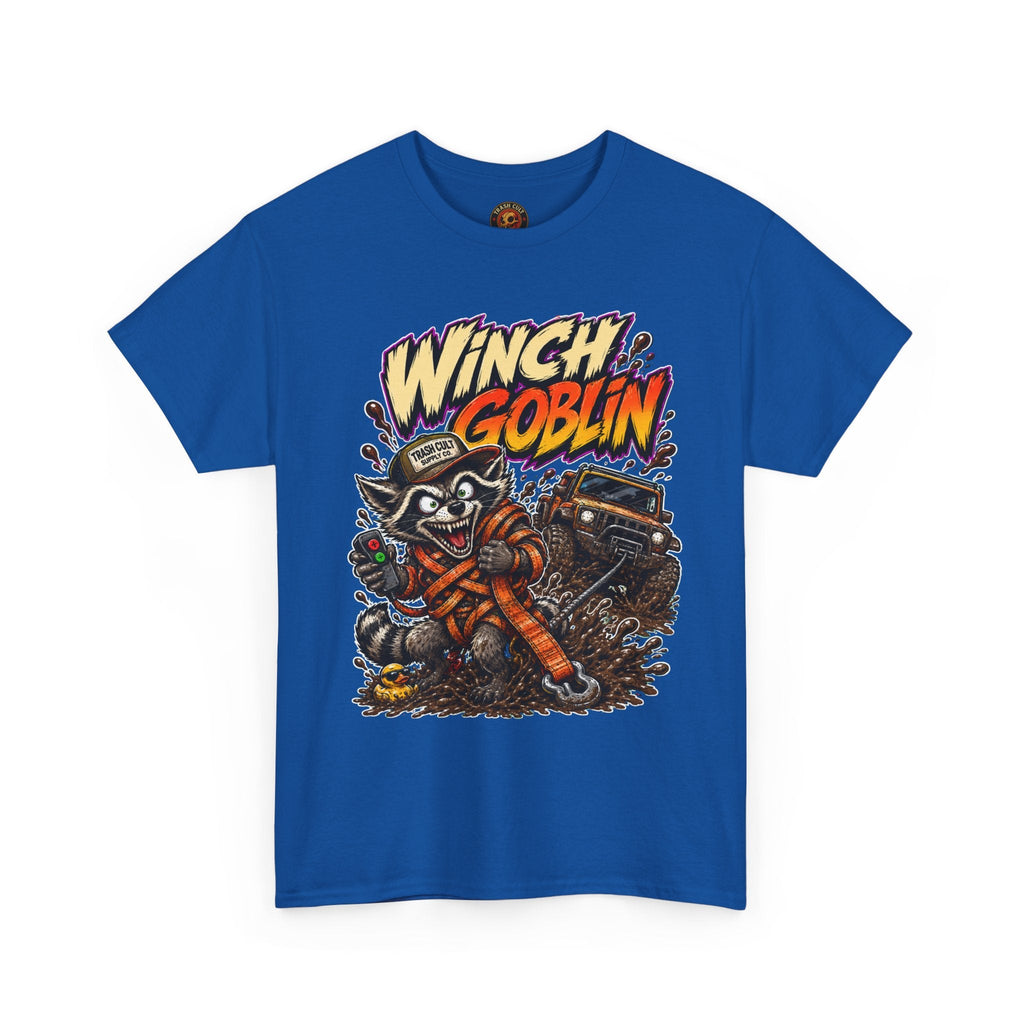 Winch Goblin Tee — Vintage Tow Truck Mechanic Graphic Shirt