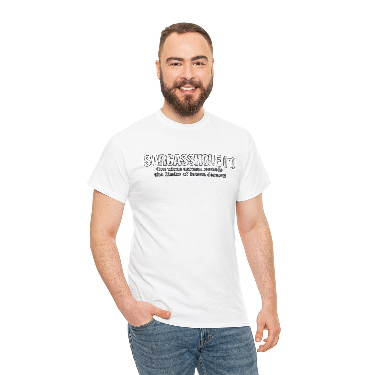 Sarcasshole Definition T-Shirt – Funny Sarcasm Graphic Tee