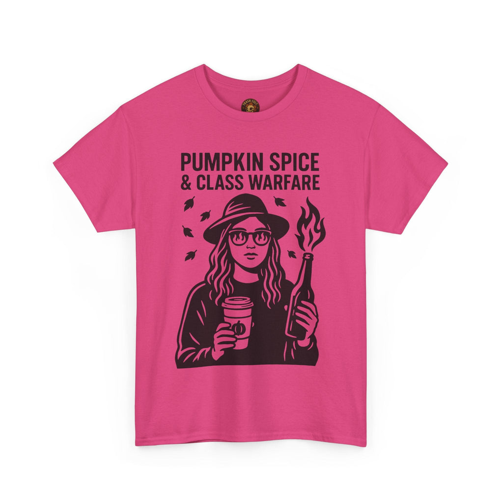 Pumpkin Spice & Class Warfare Shirt – Fall Riot Girl Graphic Tee – Fall of Humanity Collection – Trash Cult Supply Co.