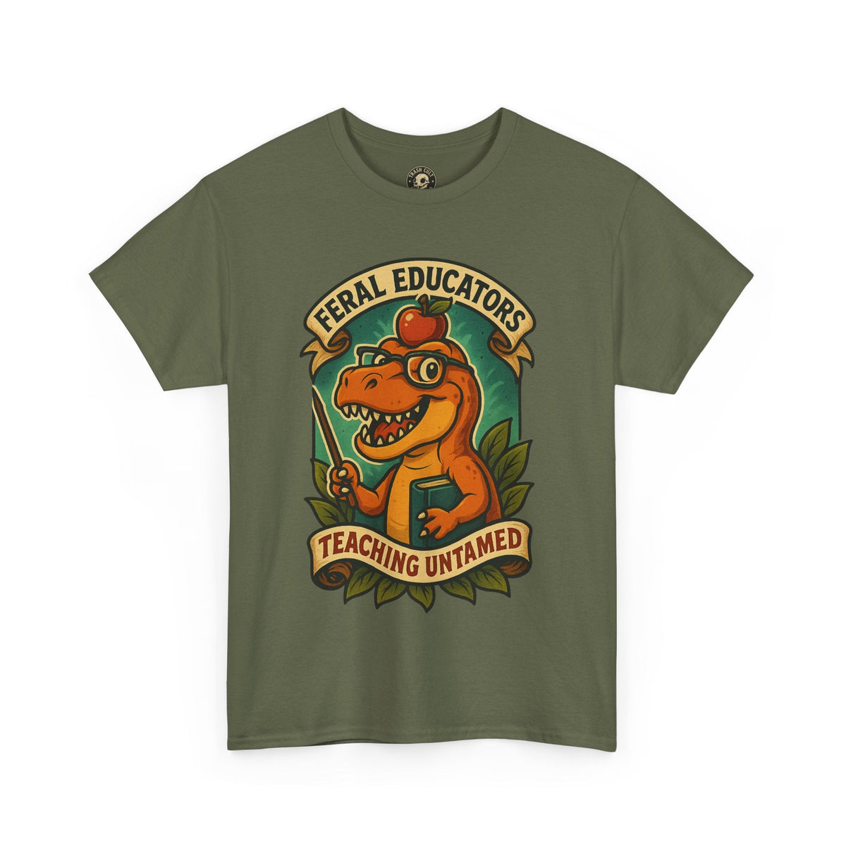 Feral Educators Tee, Fun Teacher Shirt, Unisex Cotton Tee, Gift for Educators, Classroom Apparel, Teacher Appreciation Day