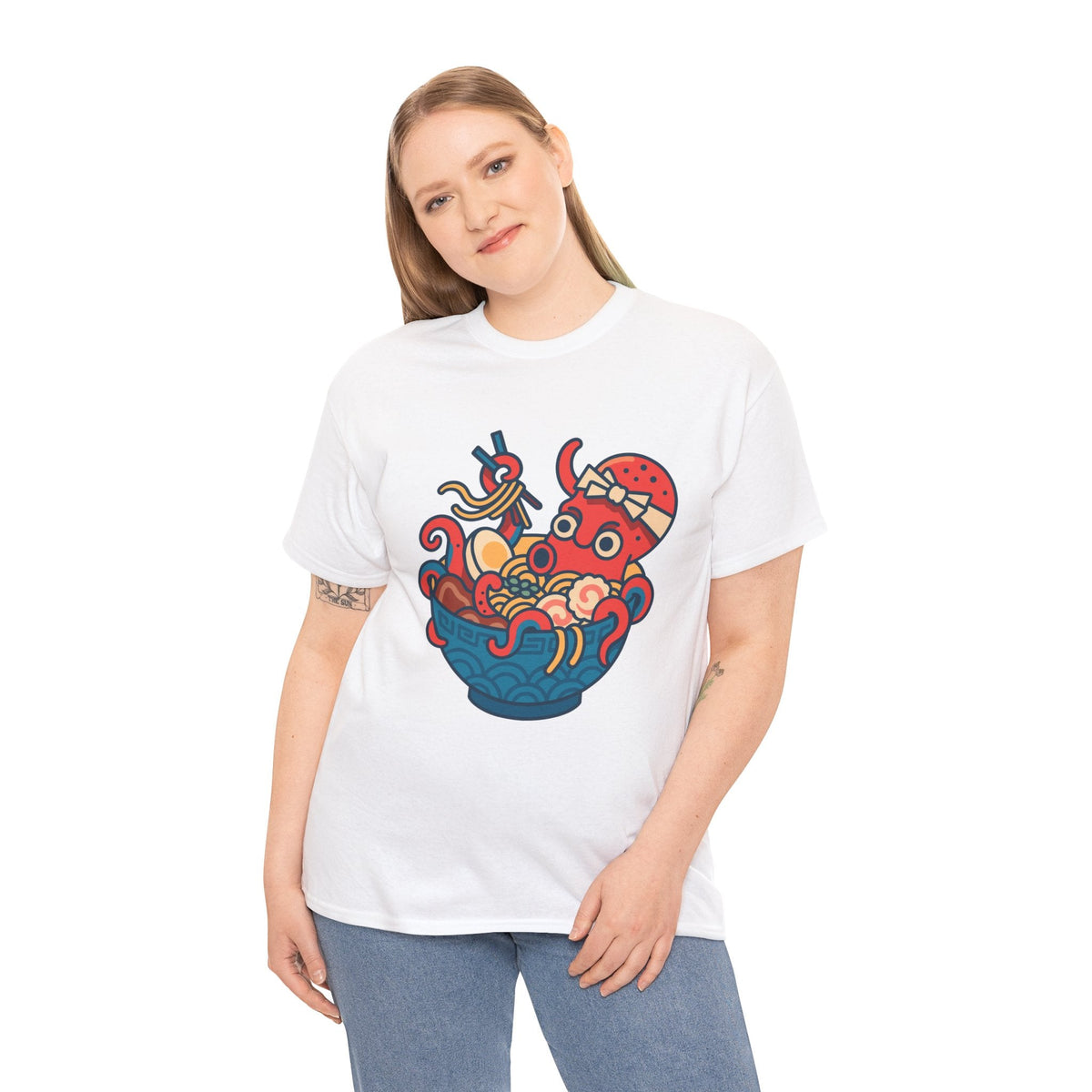 Octopus Ramen Bowl Shirt – Funny Japanese Noodle Graphic Tee