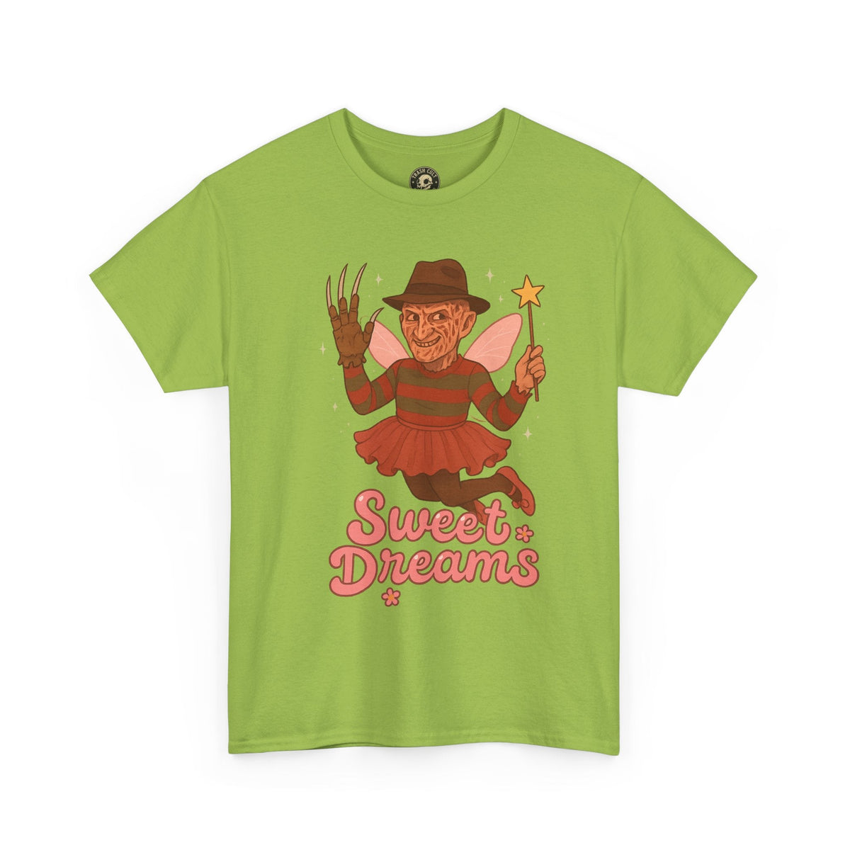 Freddy Krueger Fairy “Sweet Dreams” Funny Horror Parody T-Shirt – Gildan 5000