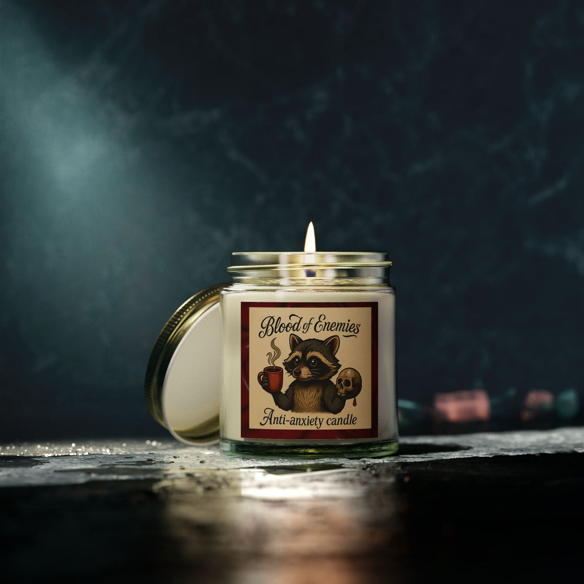 Scented Anti-Anxiety Candle | Coconut Apricot Wax | Relaxation & Self-Care | Gift for Friends & Family, Mindfulness, Meditation, Home Decor
