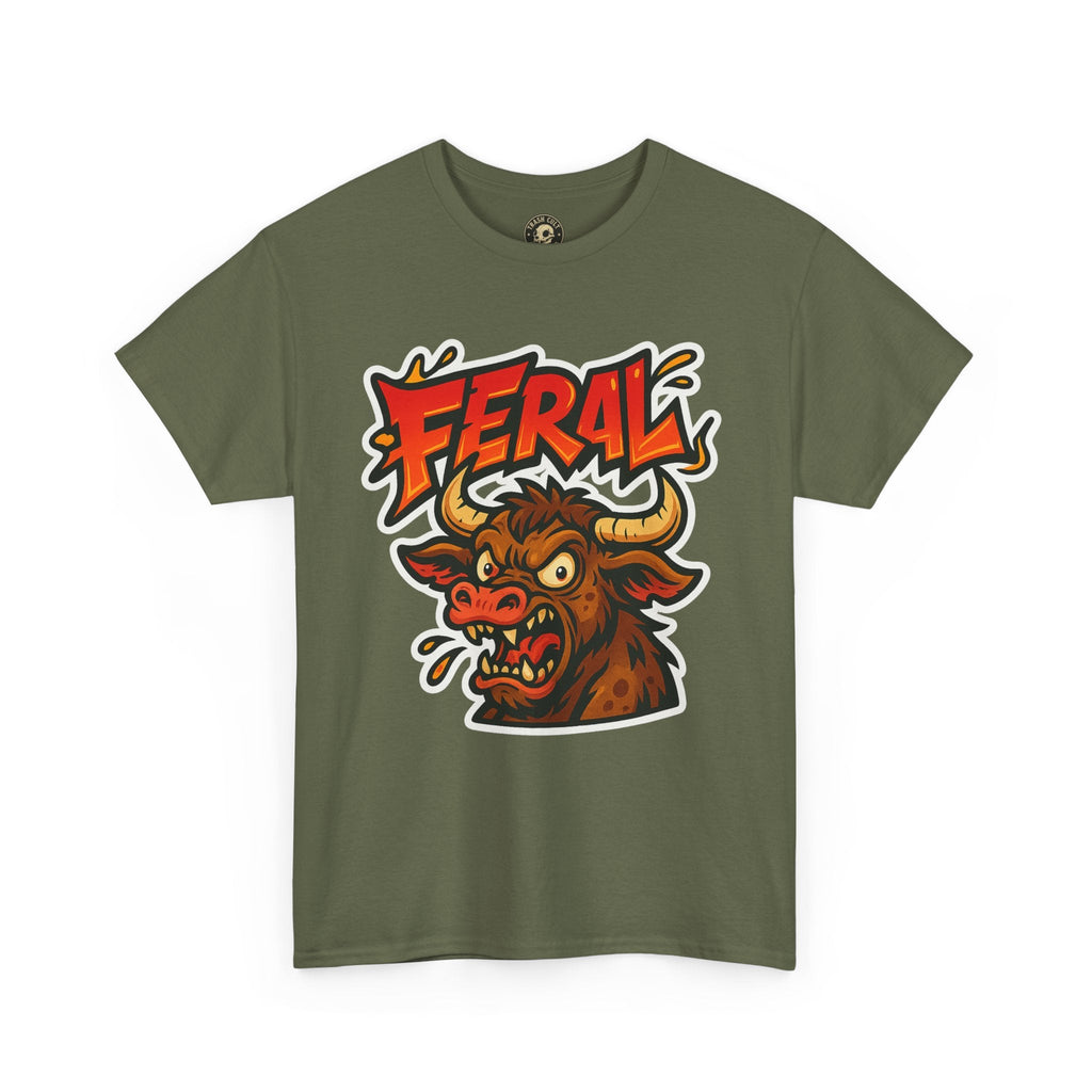 Feral Graphic Tee, Unisex T-Shirt for Animal Lovers, Casual Wear, Birthday Gift, Unique Design, Everyday Style