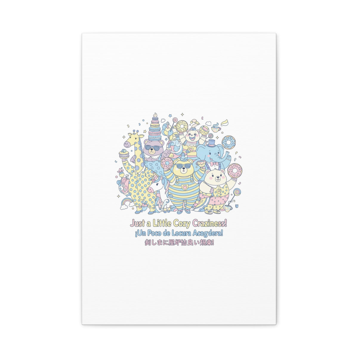 Cozy Craziness Canvas | mildly unhinged cute, whimsical weird