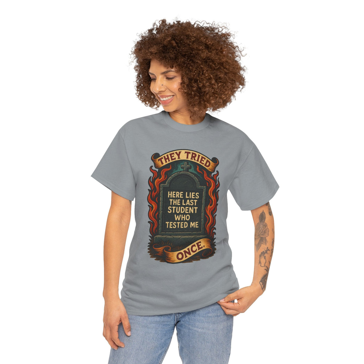 Funny Student Tribute Tee, Unisex Graphic Shirt, Back to School Apparel, Graduation Gift, Teacher Humor Clothing