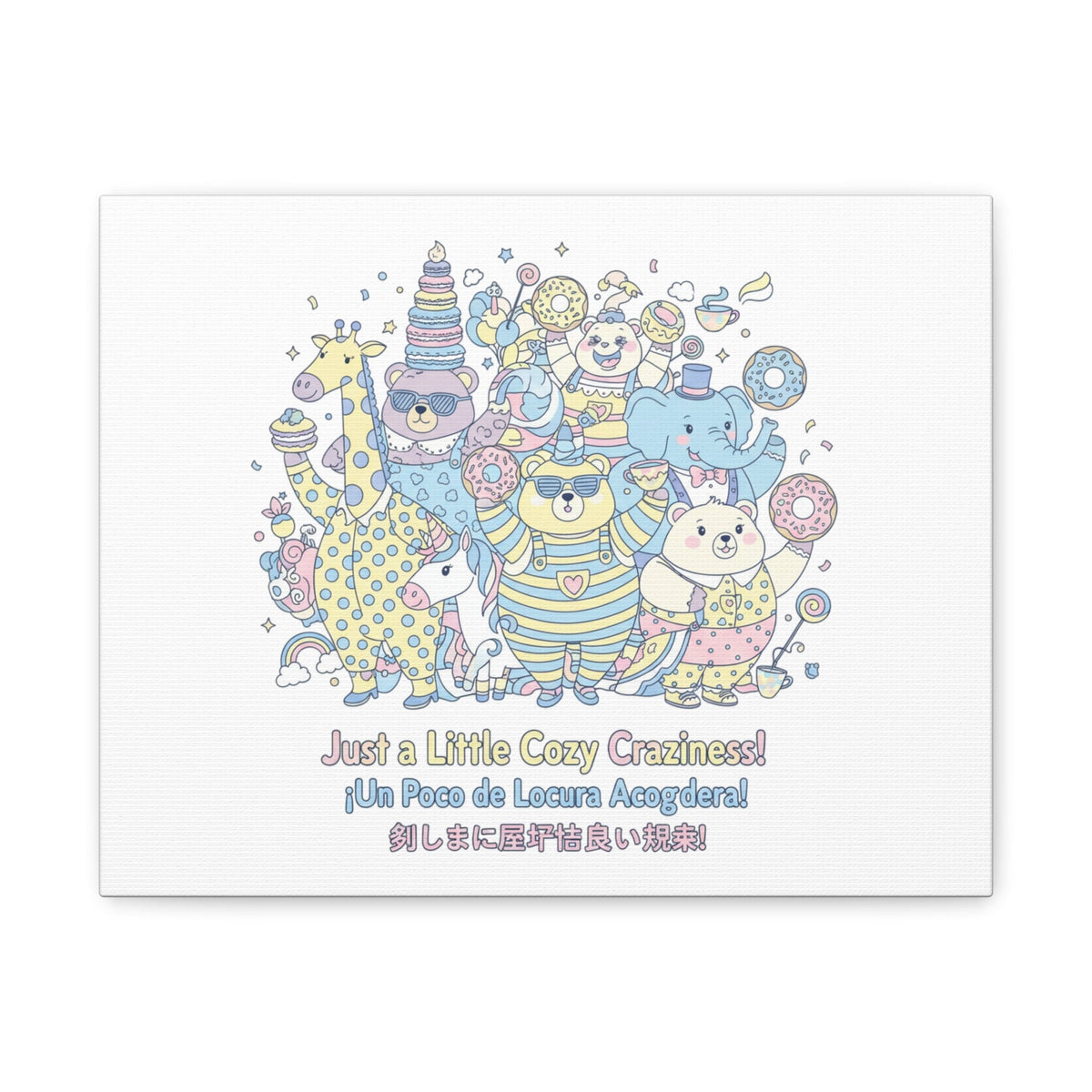Cozy Craziness Canvas | mildly unhinged cute, whimsical weird