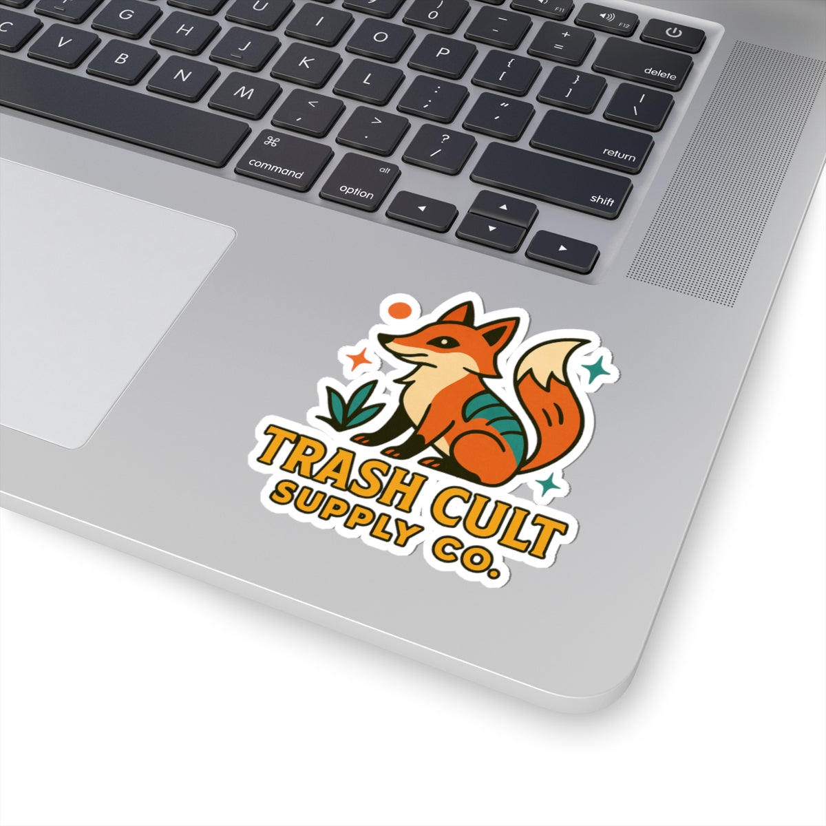 Fox Illustration Kiss-Cut Stickers - Fun Decor for Laptops, Water Bottles, Journals, Gifts for Animal Lovers, Unique Home Accents