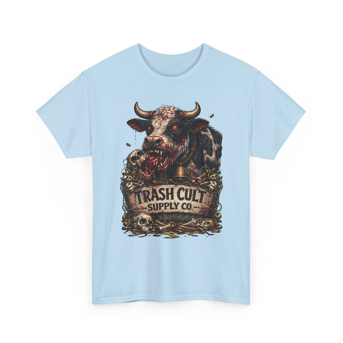 Trash Cult Supply Co. Cow Skull Tee