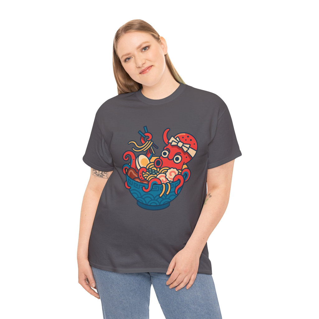 Octopus Ramen Bowl Shirt – Funny Japanese Noodle Graphic Tee