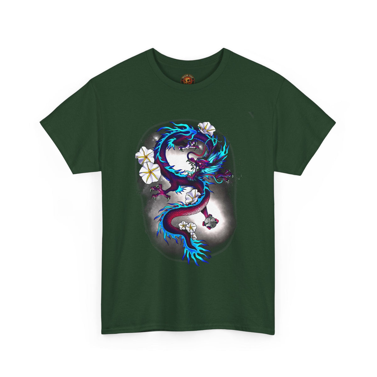 Electric Dragon Tattoo T-Shirt – Lara Davenport x Trash Cult Supply Co. Collab (Gildan 5000)