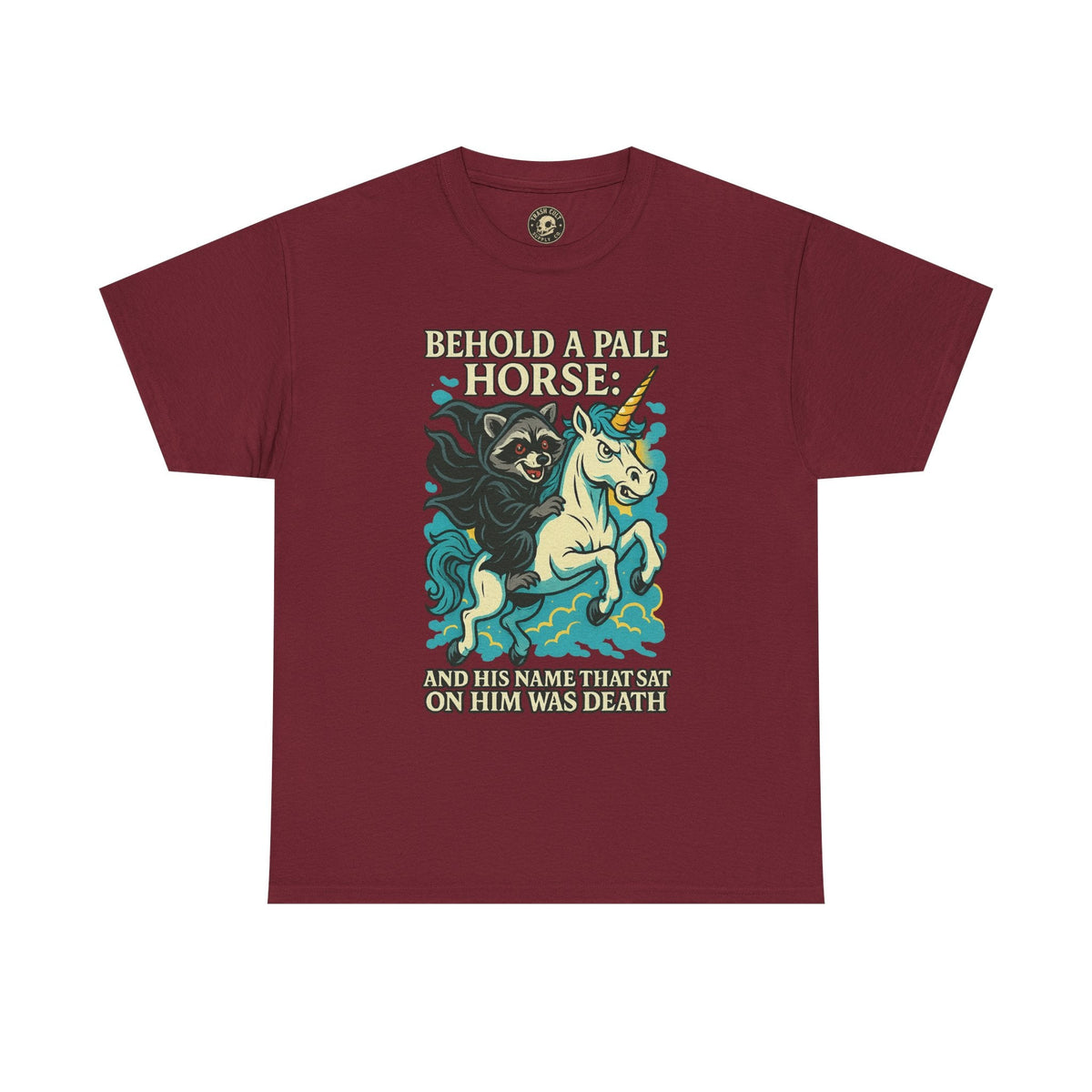Behold a Pale Horse – Raccoon of Death Shirt | Gildan 5000 Unisex Tee