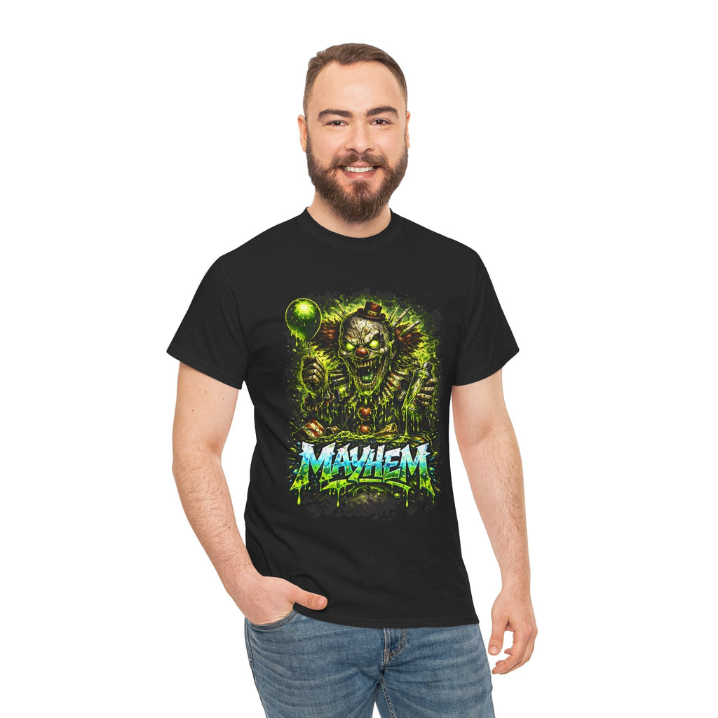 Horror Clown "Mayhem" Graphic Tee