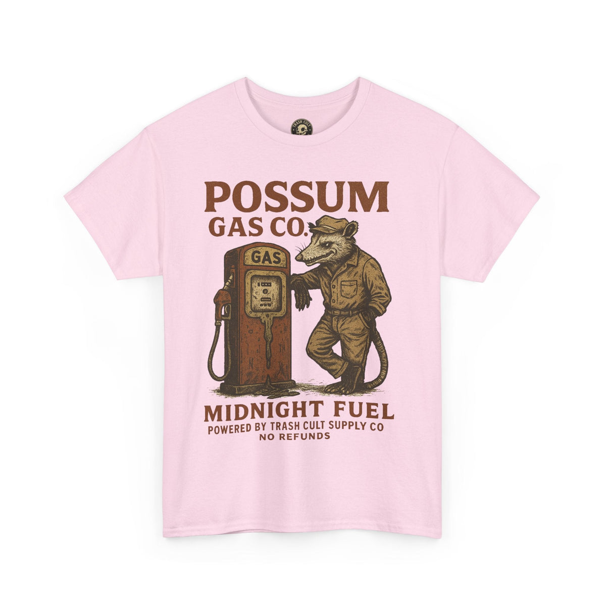 Possum Gas Co. Vintage Feral Mechanic Shirt – Trash Cult Supply Co. – Gildan 5000