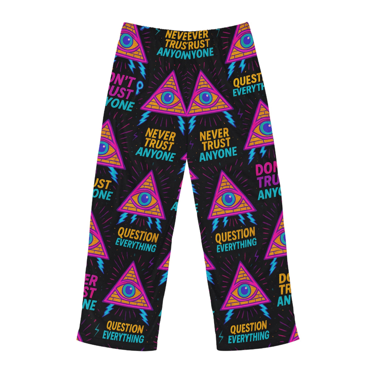 Don’t Trust Anyone – Men’s Limited Edition Pajama Pants | Illuminasty Drop