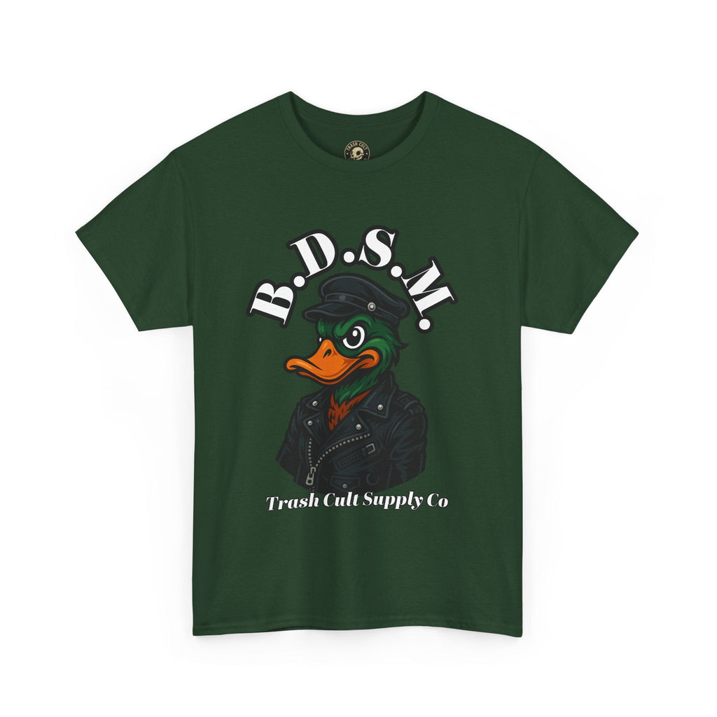 BDSM Mallard Duck Biker Shirt – Funny Biker Duck Tee on Gildan 5000