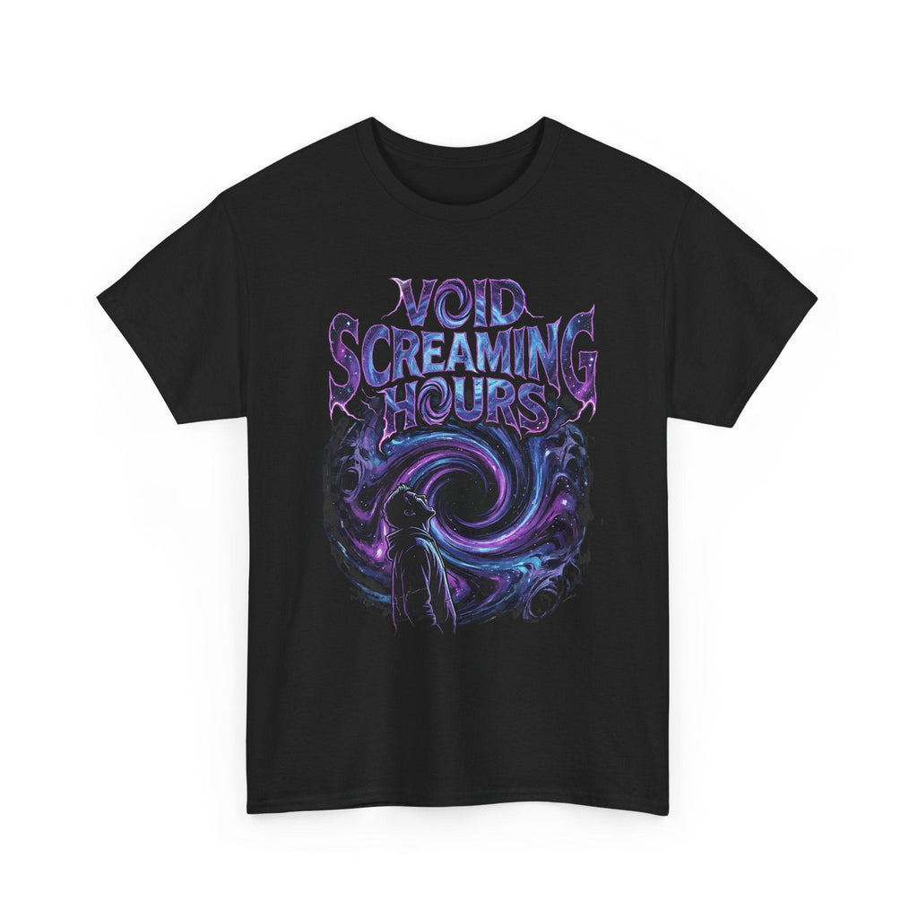 Void Screaming Hours Tee — Gothic Cosmic Horror T‑Shirt