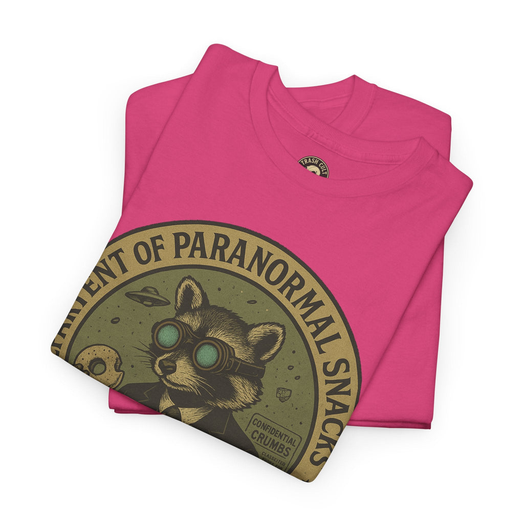 Department of Paranormal Snacks Shirt – Trash Cult Supply Co – Vintage Cryptid Division Tee – Gildan 5000