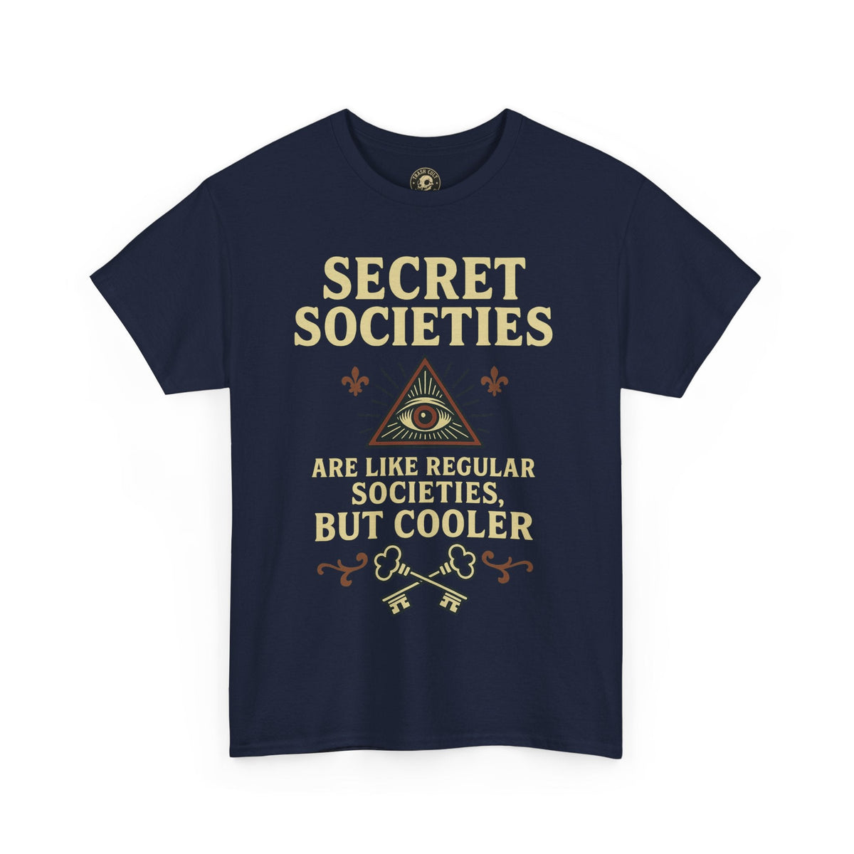 Secret Societies Shirt – Illuminati Eye Graphic Tee – Gildan 5000 Soft Cotton – Trash Cult Vintage Design