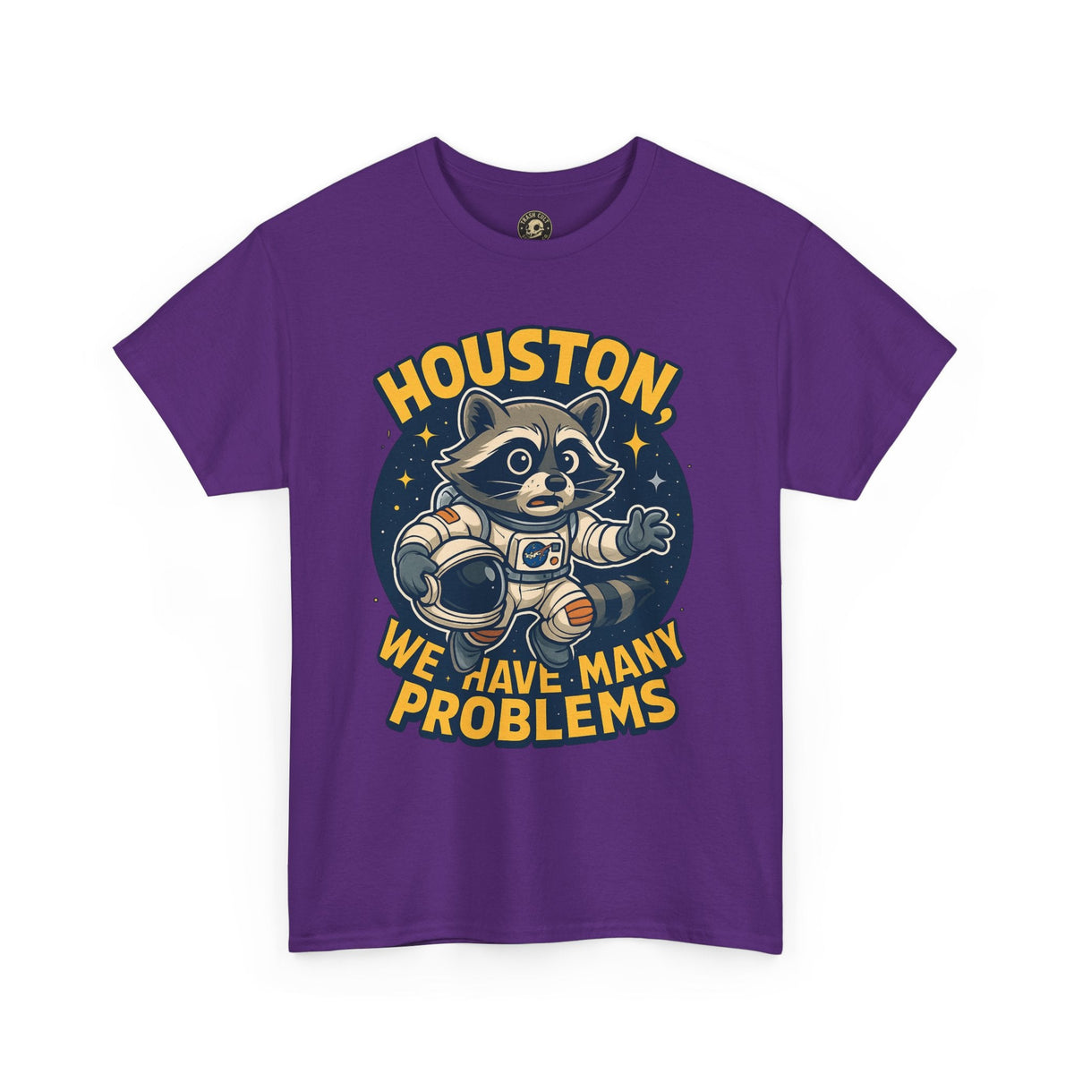 Houston We Have Many Problems T-Shirt, Unisex Graphic Tee, Space-Themed Apparel, Funny Gift for Astronaut Lovers, Casual Wear, Nerdy T-Shirt
