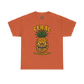 Feral Evil Pineapple Shirt – Aggressive Fruit Trashcore Tee – Gildan 5000 Unisex